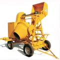 Diesel gasoline Cement Mixer with Winch Concrete Mixer